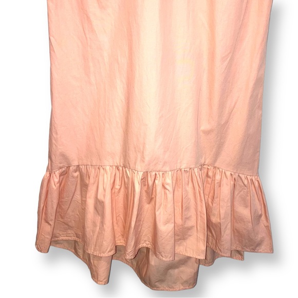 Topshop Poplin Ruffle 100% Cotton Mini Dress - Picture 4 of 13